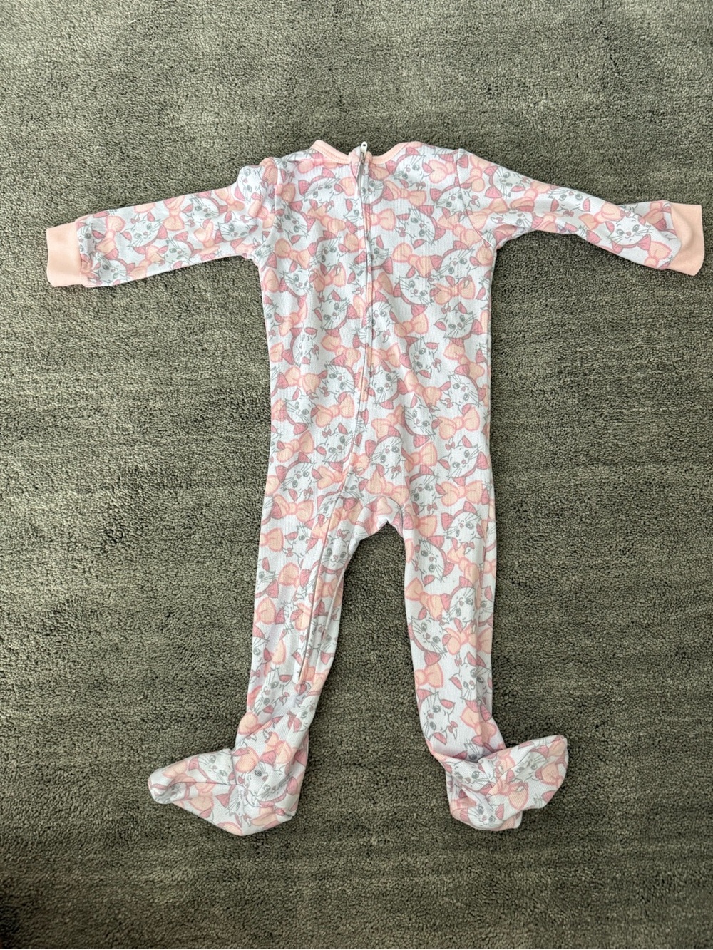 Disney Aristocats Print Footed One-Piece Pajama for Babies